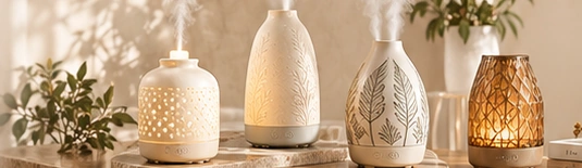 SHIAN scent objects in a calm, naturally styled home